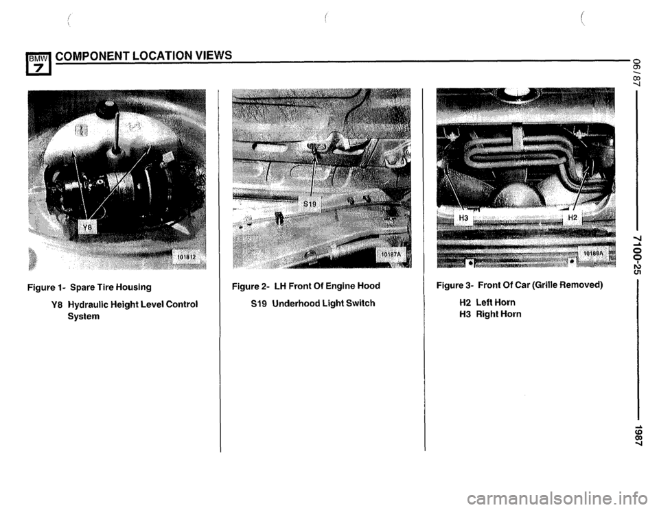 BMW 735i 1987 E32 Electrical Troubleshooting Manual 