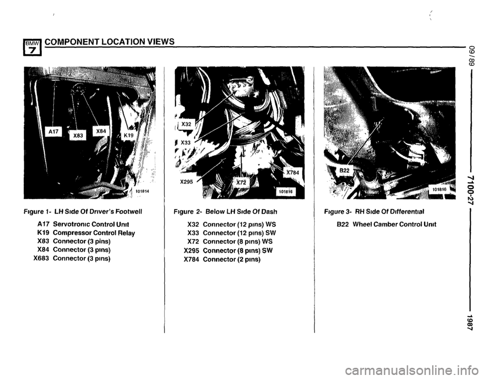 BMW 735i 1987 E32 Electrical Troubleshooting Manual 