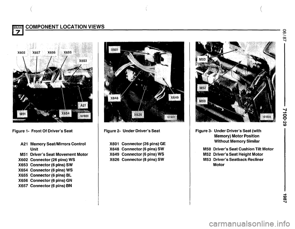 BMW 735i 1987 E32 Electrical Troubleshooting Manual 