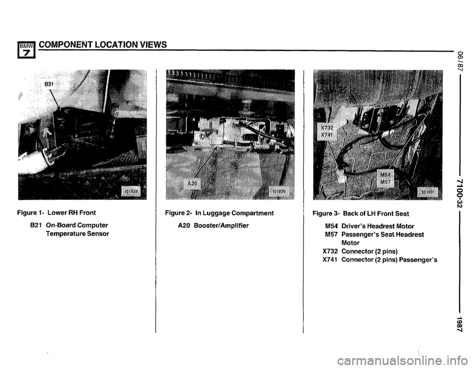 BMW 735i 1987 E32 Electrical Troubleshooting Manual 