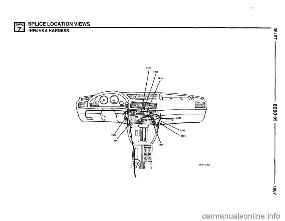 BMW 735i 1987 E32 Electrical Troubleshooting Manual 