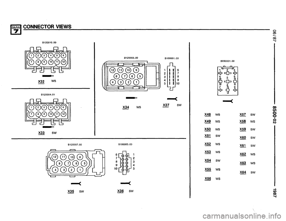 BMW 735i 1987 E32 Electrical Troubleshooting Manual 