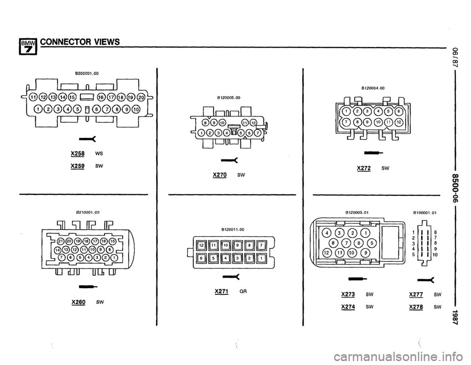 BMW 735i 1987 E32 Electrical Troubleshooting Manual 