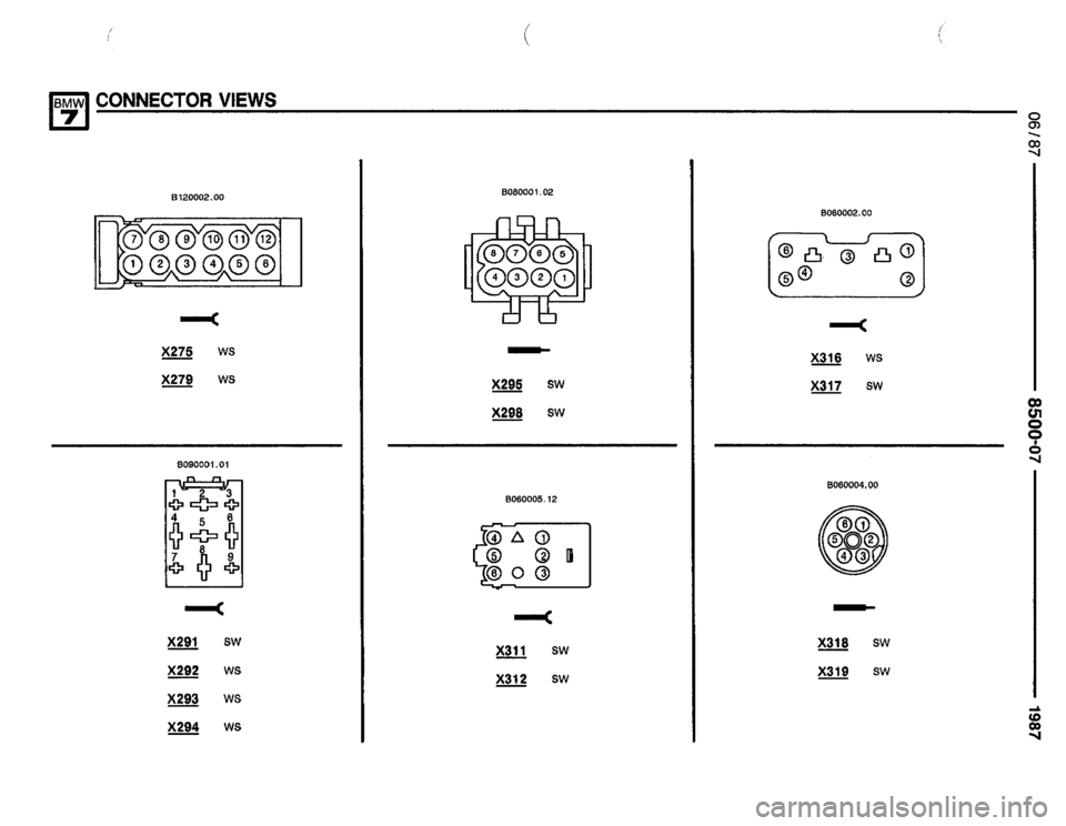 BMW 735i 1987 E32 Electrical Troubleshooting Manual 