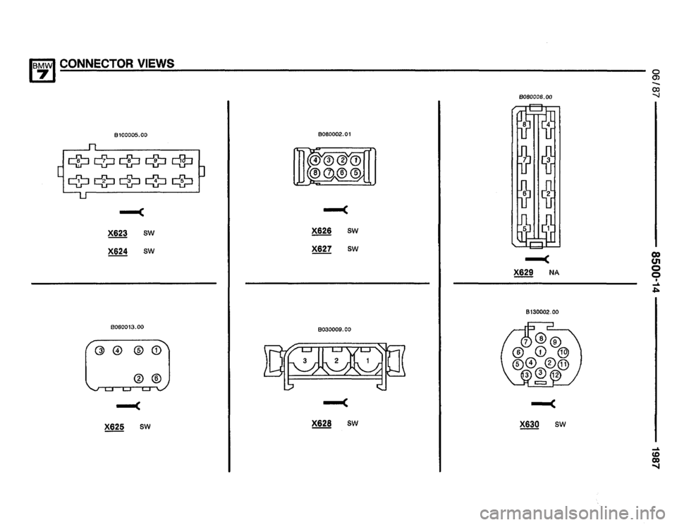 BMW 735i 1987 E32 Electrical Troubleshooting Manual 