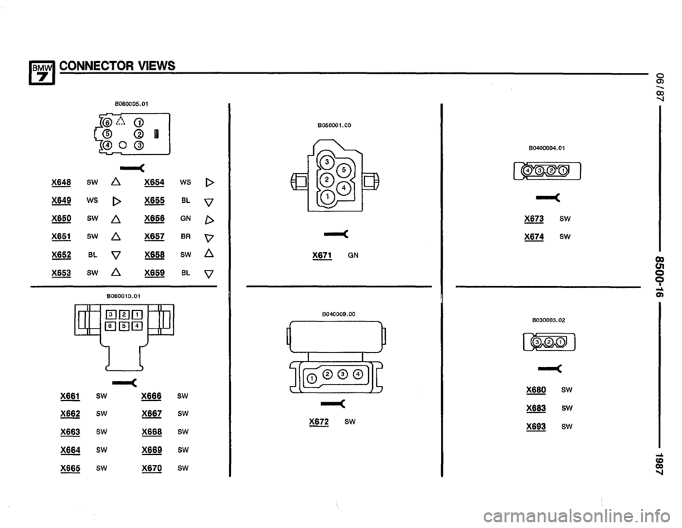 BMW 735i 1987 E32 Electrical Troubleshooting Manual 