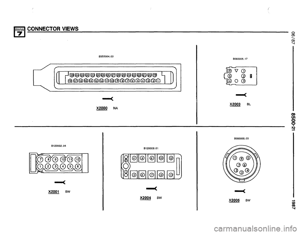 BMW 735i 1987 E32 Electrical Troubleshooting Manual 