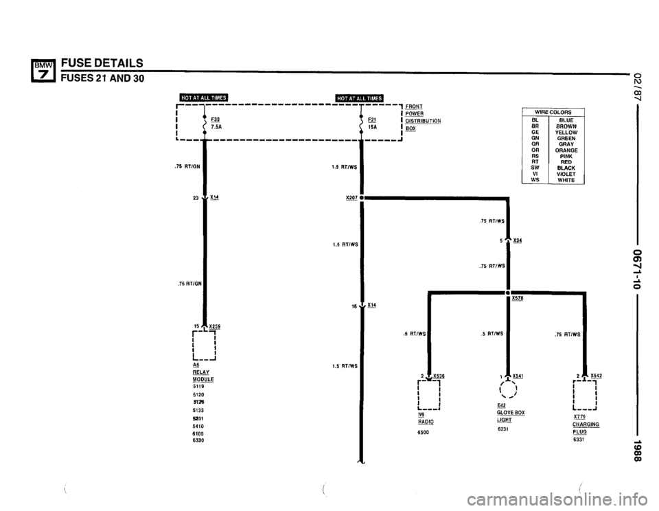 BMW 735i 1987 E32 Electrical Troubleshooting Manual 