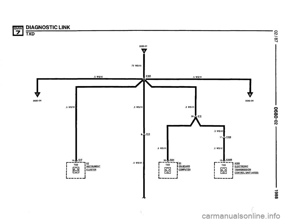 BMW 735i 1987 E32 Electrical Troubleshooting Manual 