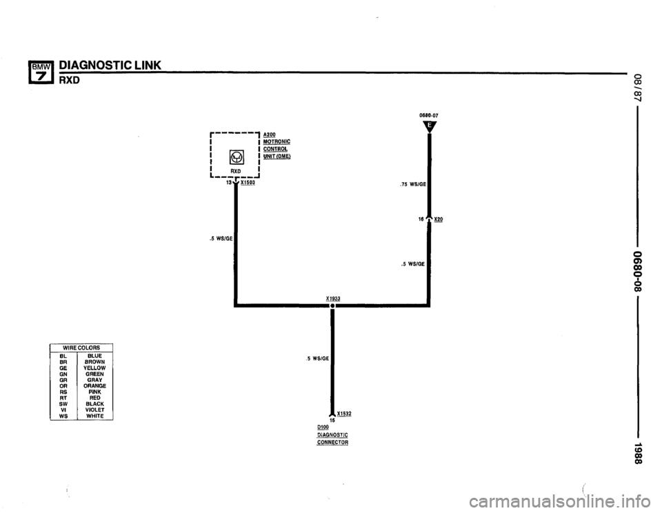 BMW 735i 1987 E32 Electrical Troubleshooting Manual 