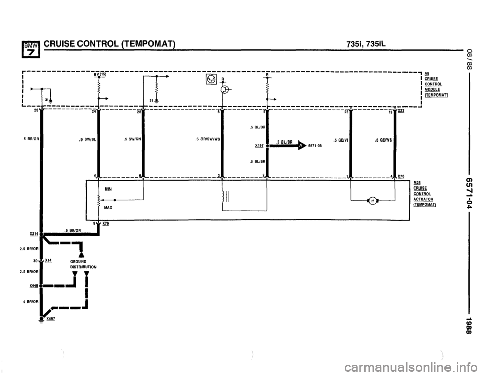 BMW 750il 1988 E32 Electrical Troubleshooting Manual 