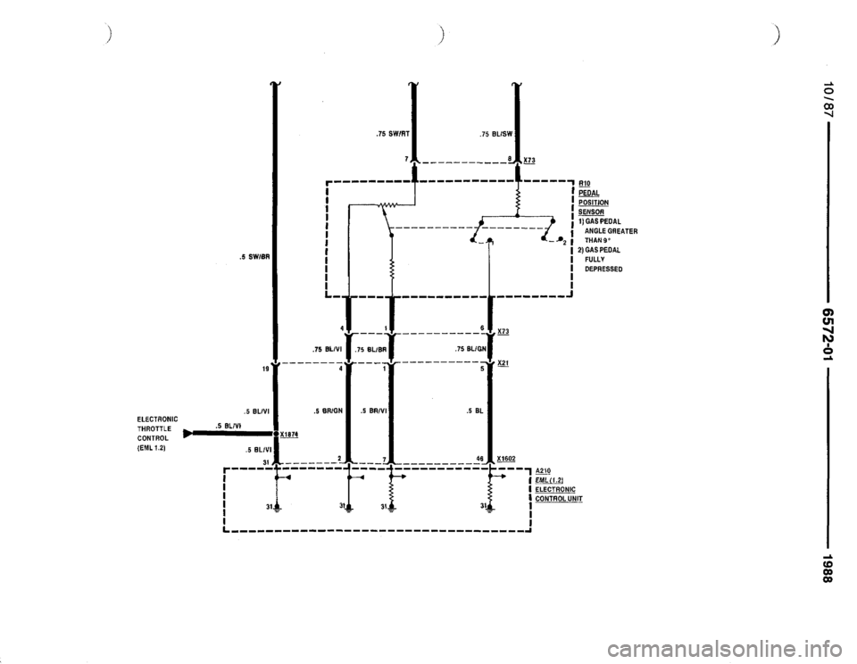 BMW 750il 1988 E32 Electrical Troubleshooting Manual 