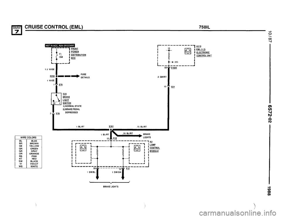BMW 735i 1988 E32 Electrical Troubleshooting Manual 