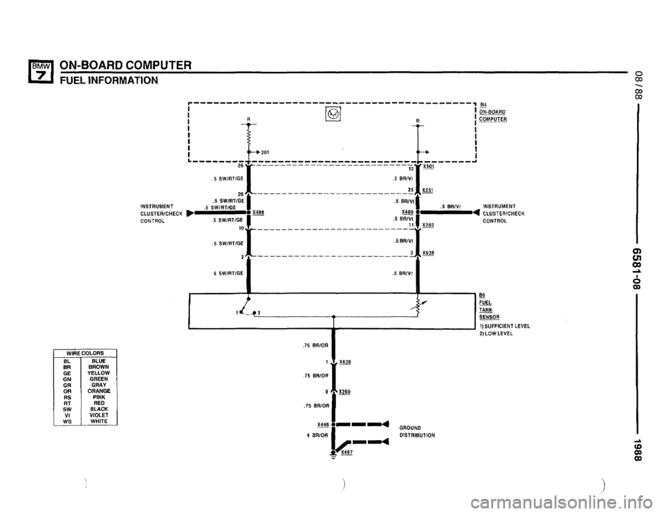 BMW 750il 1988 E32 Electrical Troubleshooting Manual 