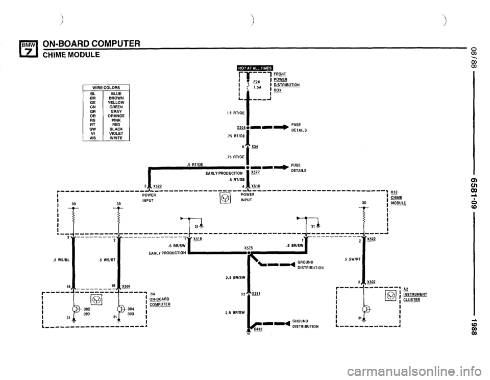 BMW 750il 1988 E32 Electrical Troubleshooting Manual 
