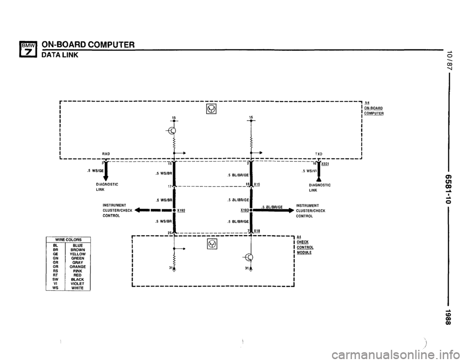 BMW 750il 1988 E32 Electrical Troubleshooting Manual 