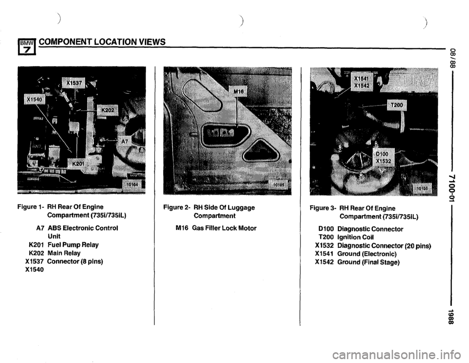 BMW 735il 1988 E32 Electrical Troubleshooting Manual 