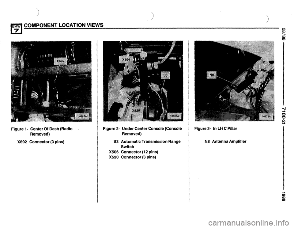 BMW 750il 1988 E32 Electrical Troubleshooting Manual 