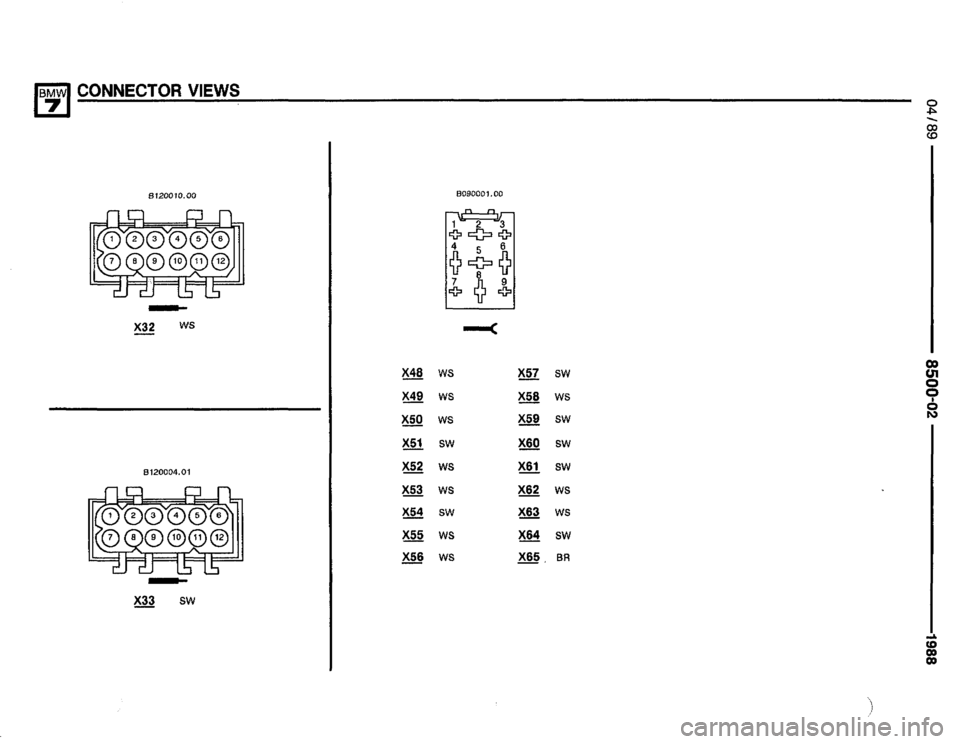 BMW 735il 1988 E32 Electrical Troubleshooting Manual 