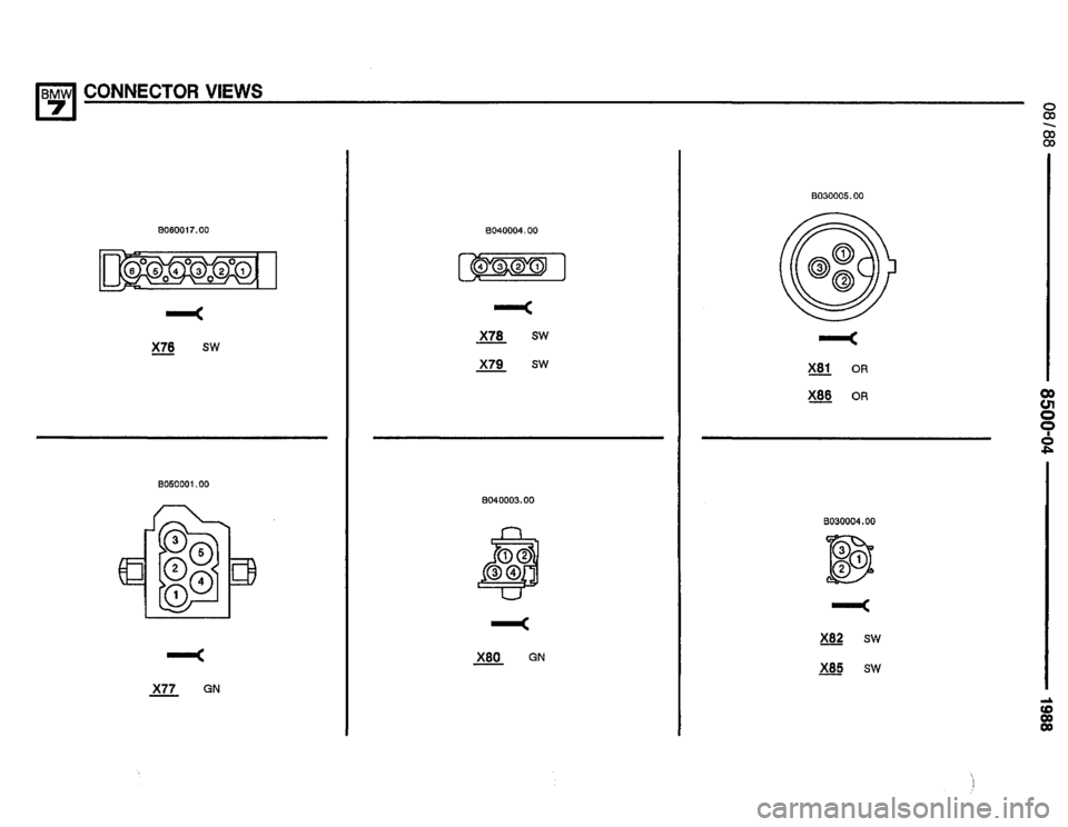 BMW 735il 1988 E32 Electrical Troubleshooting Manual 