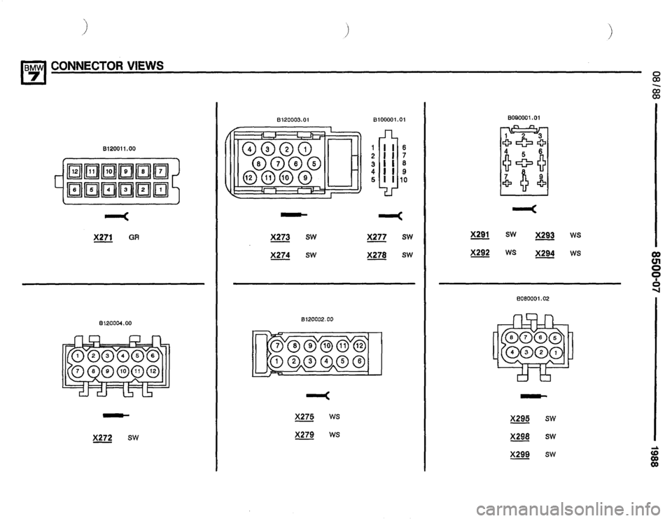 BMW 735il 1988 E32 Electrical Troubleshooting Manual 