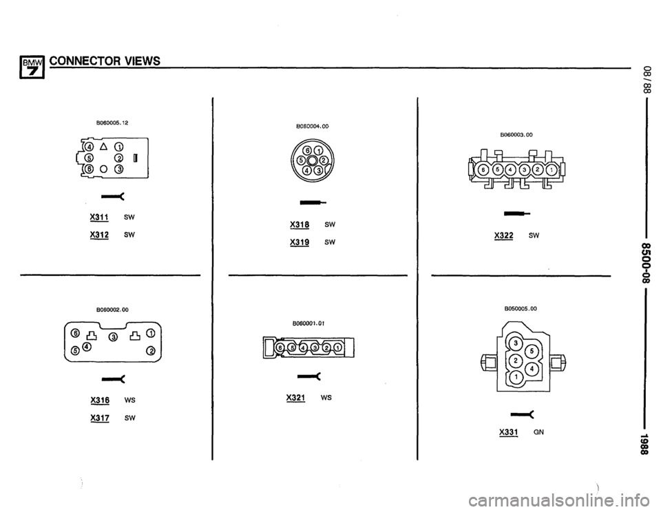 BMW 735il 1988 E32 Electrical Troubleshooting Manual 