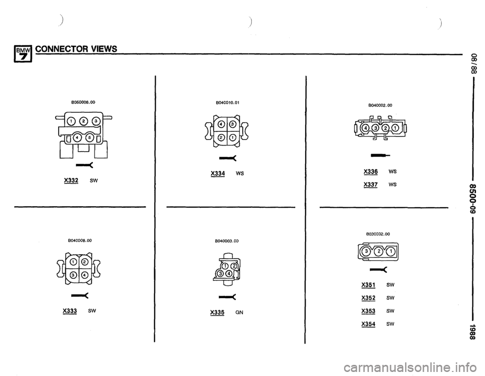 BMW 750il 1988 E32 Electrical Troubleshooting Manual 