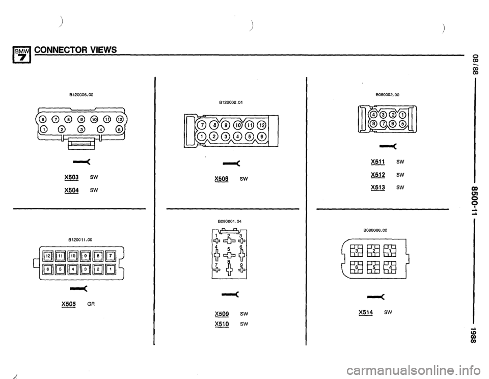 BMW 750il 1988 E32 Electrical Troubleshooting Manual 