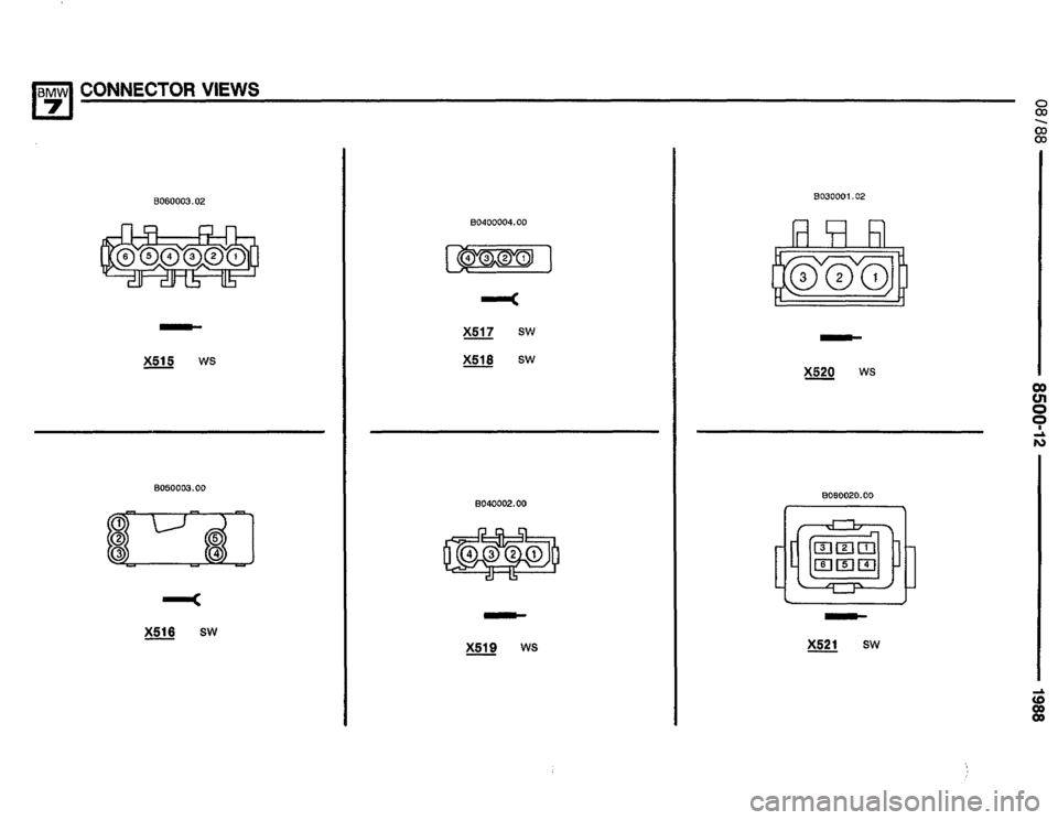 BMW 750il 1988 E32 Electrical Troubleshooting Manual 
