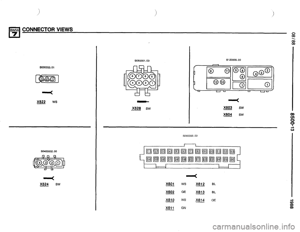 BMW 750il 1988 E32 Electrical Troubleshooting Manual 
