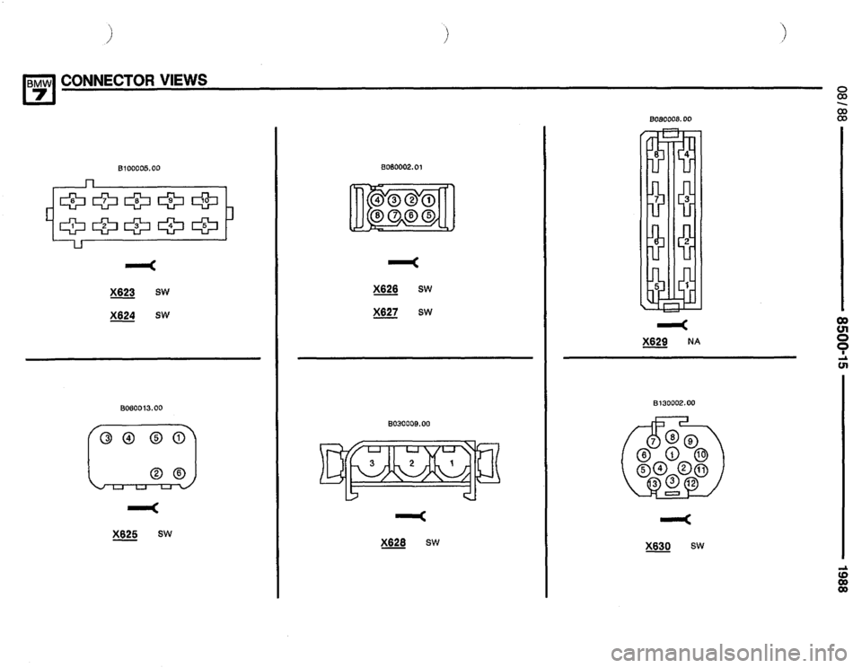 BMW 750il 1988 E32 Electrical Troubleshooting Manual 