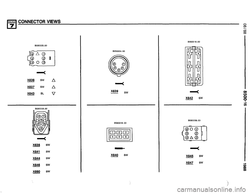 BMW 750il 1988 E32 Electrical Troubleshooting Manual 