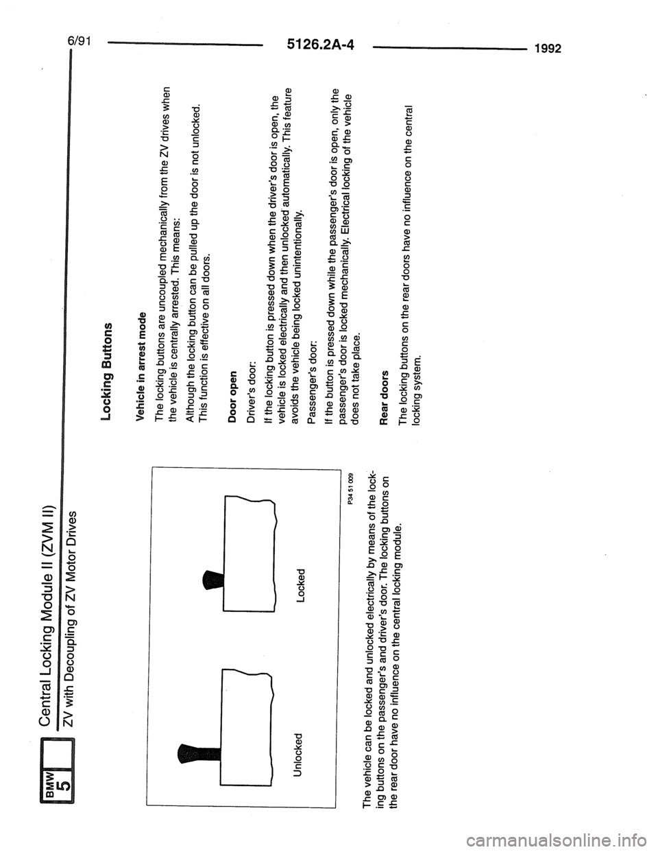 BMW 7 SERIES 1988 E32 Electrical Troubleshooting Manual 