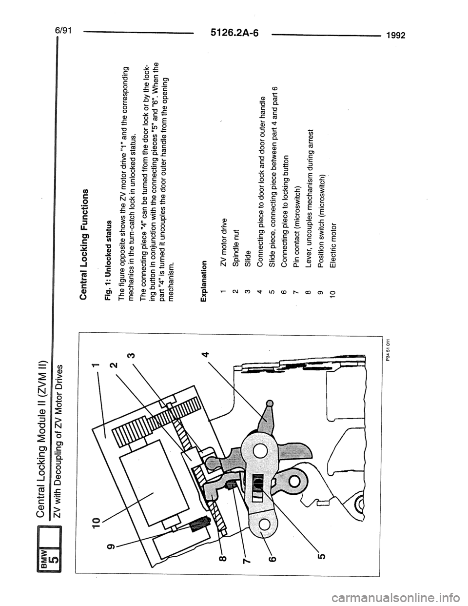 BMW 7 SERIES 1988 E32 Electrical Troubleshooting Manual 
