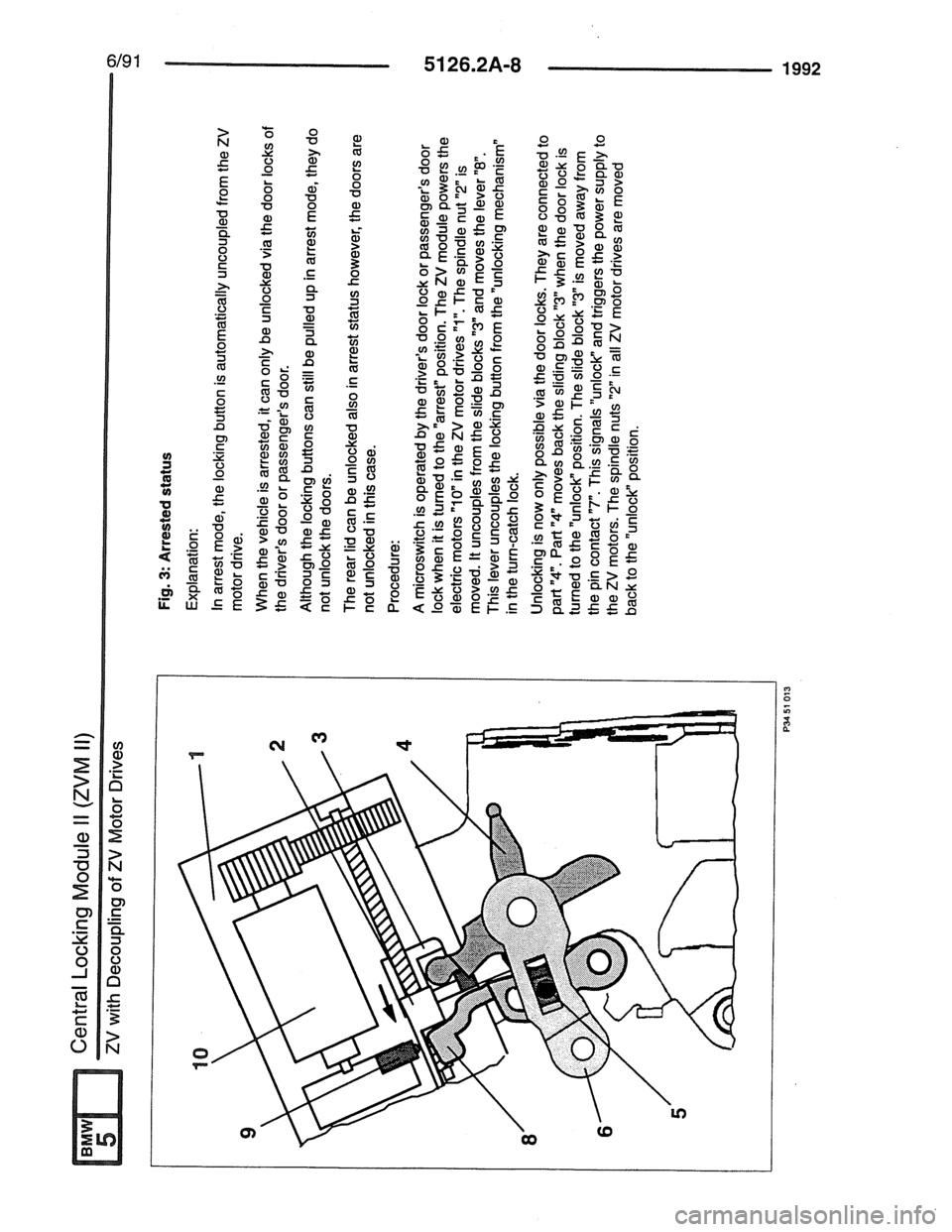 BMW 7 SERIES 1988 E32 Electrical Troubleshooting Manual 