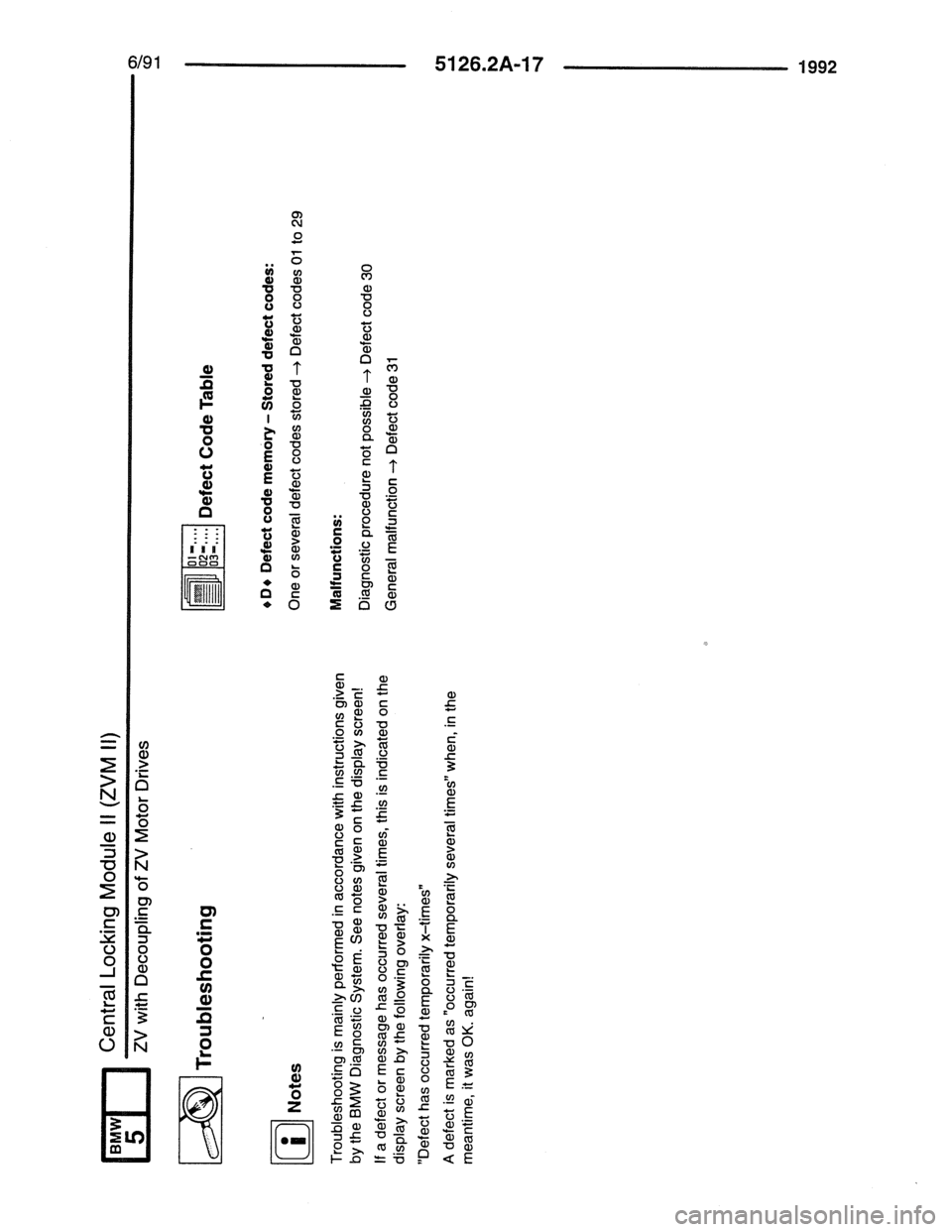 BMW 7 SERIES 1988 E32 Electrical Troubleshooting Manual 