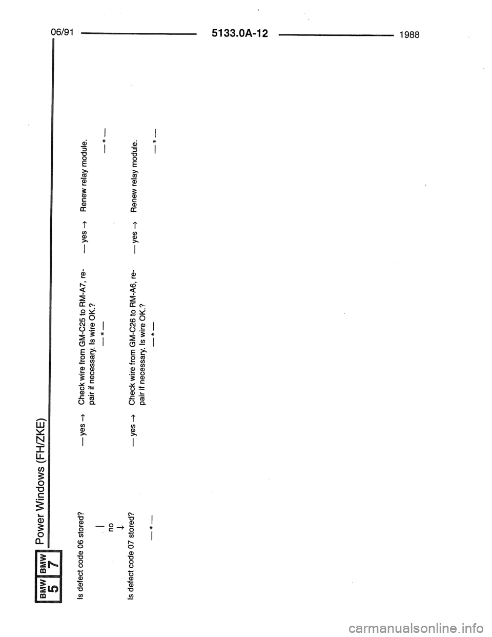 BMW 7 SERIES 1988 E32 Electrical Troubleshooting Manual 