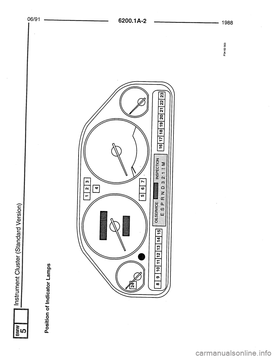BMW 7 SERIES 1988 E32 Electrical Troubleshooting Manual 