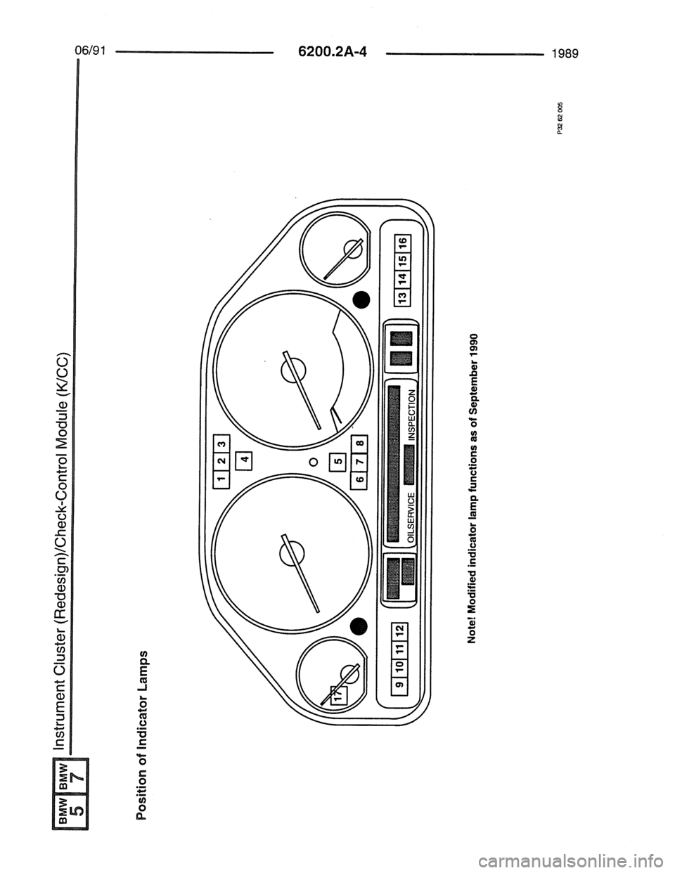 BMW 7 SERIES 1988 E32 Electrical Troubleshooting Manual 