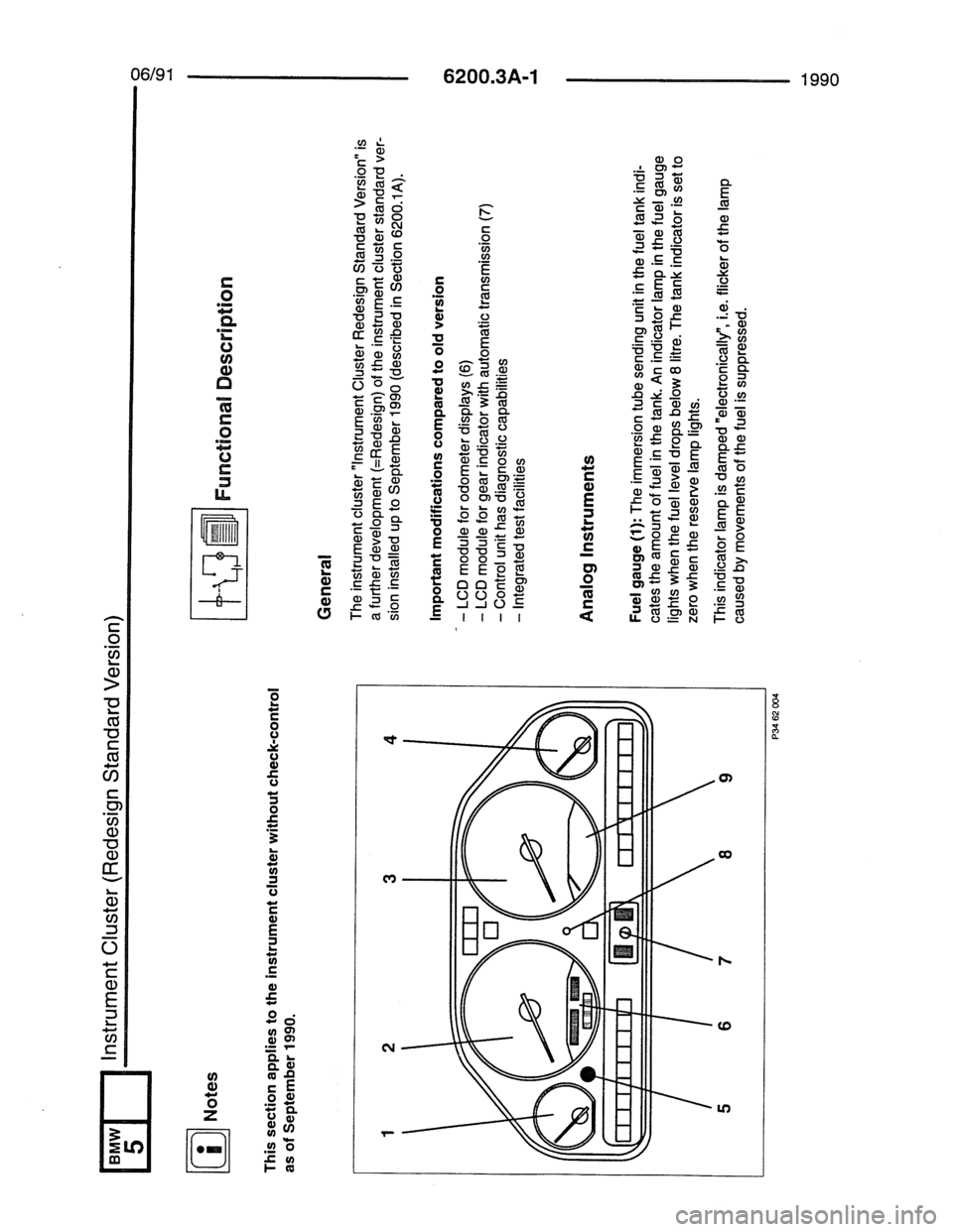 BMW 7 SERIES 1988 E32 Electrical Troubleshooting Manual 