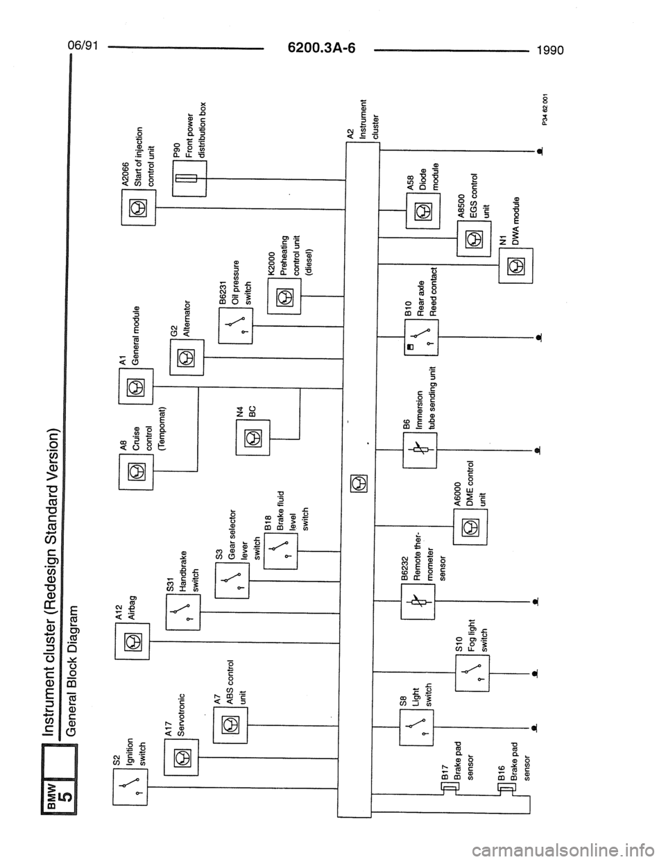 BMW 7 SERIES 1988 E32 Electrical Troubleshooting Manual 