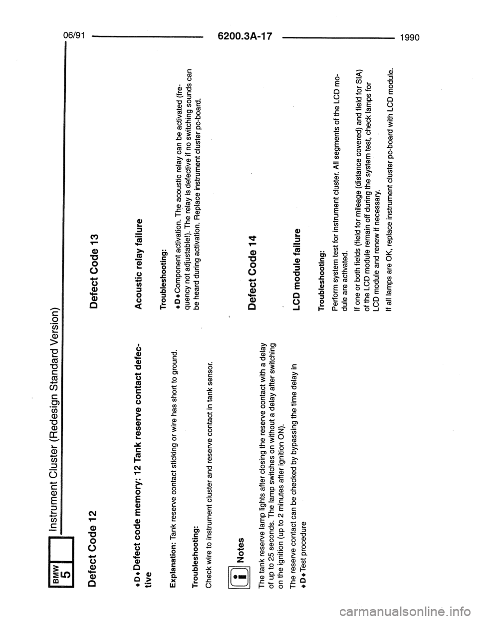 BMW 7 SERIES 1988 E32 Electrical Troubleshooting Manual 