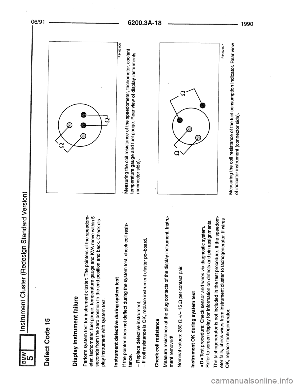 BMW 7 SERIES 1988 E32 Electrical Troubleshooting Manual 