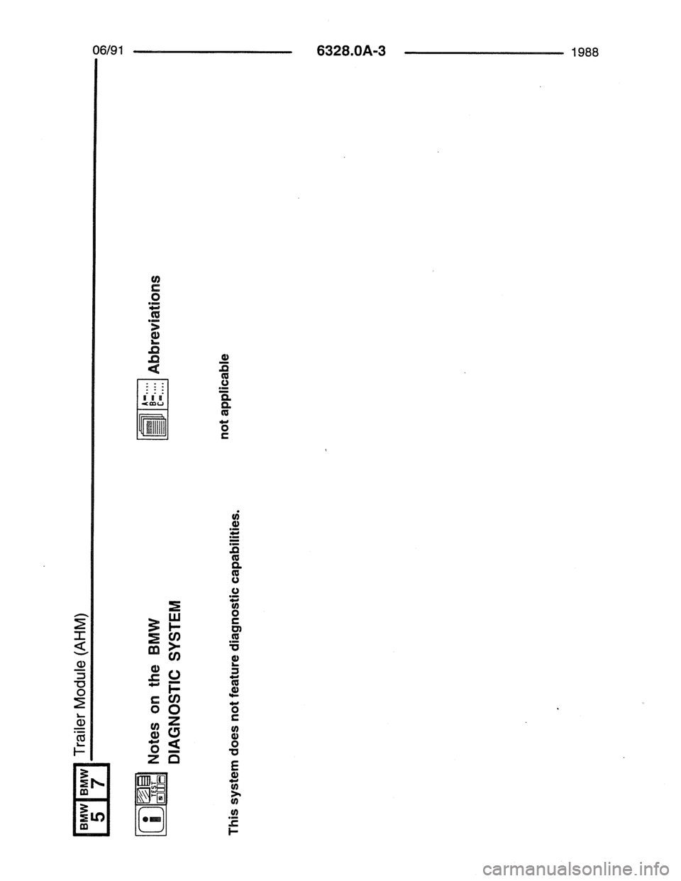 BMW 7 SERIES 1988 E32 Electrical Troubleshooting Manual 