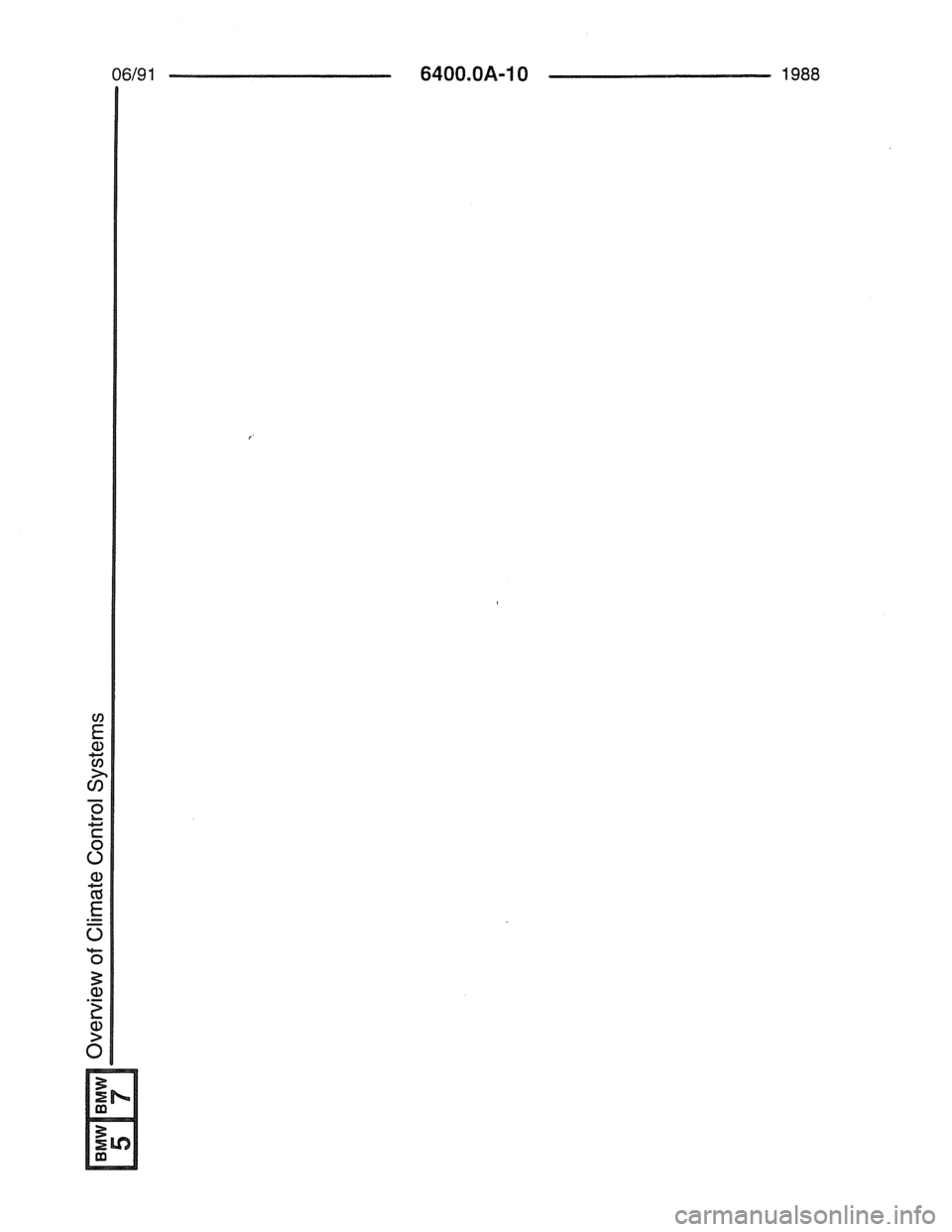 BMW 7 SERIES 1988 E32 Electrical Troubleshooting Manual 