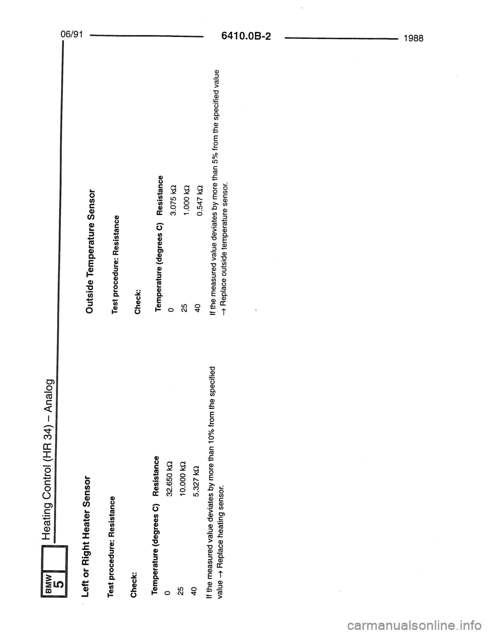 BMW 7 SERIES 1988 E32 Electrical Troubleshooting Manual 