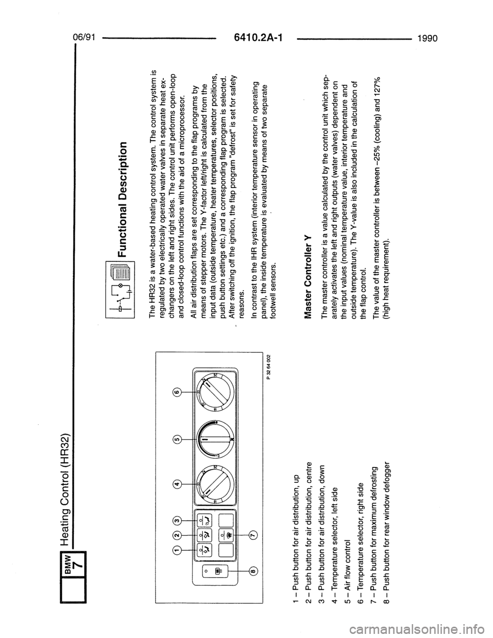 BMW 7 SERIES 1988 E32 Electrical Troubleshooting Manual 
