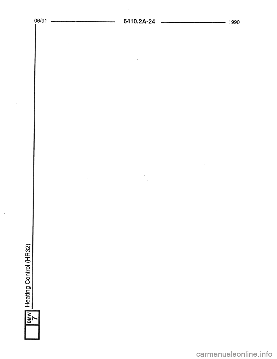 BMW 7 SERIES 1988 E32 Electrical Troubleshooting Manual 