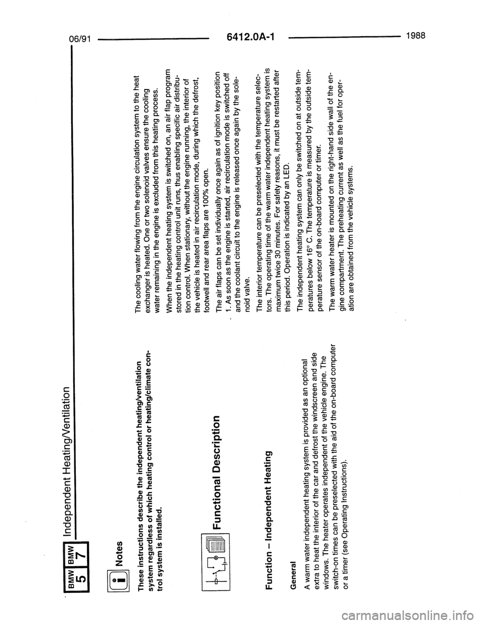 BMW 7 SERIES 1988 E32 Electrical Troubleshooting Manual 