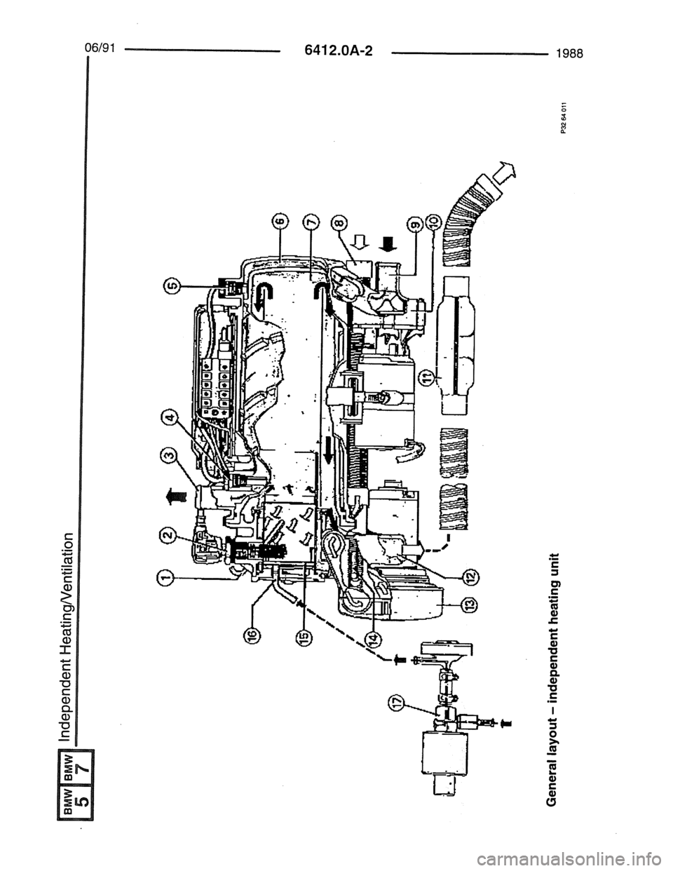 BMW 7 SERIES 1988 E32 Electrical Troubleshooting Manual 